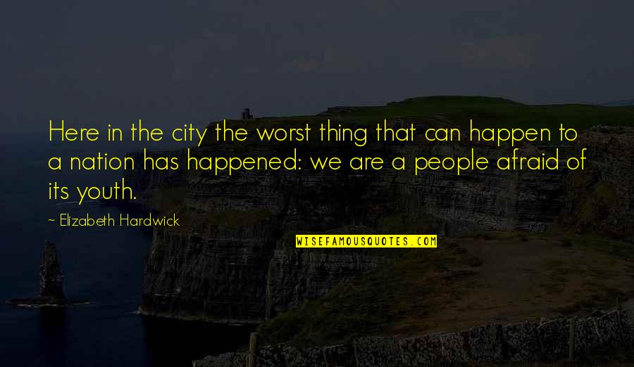 Rats Jumping Ship Quote Quotes By Elizabeth Hardwick: Here in the city the worst thing that Rats Jumping Ship Quote Quotes By Elizabeth Hardwick: Here in the city the worst thing that