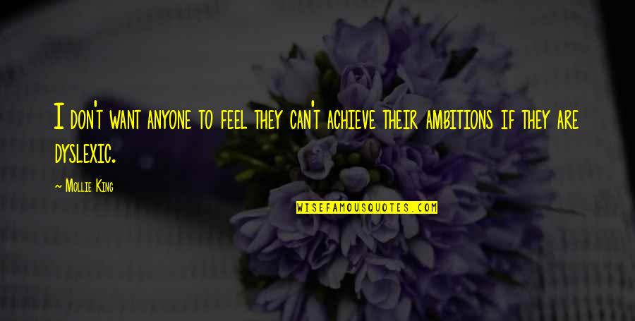Raul Julia Famous Quotes By Mollie King: I don't want anyone to feel they can't