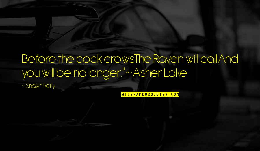 Raven Quotes By Shawn Reilly: Before the cock crowsThe Raven will callAnd you