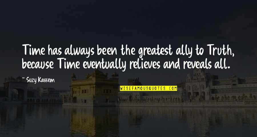 Rawlinson End Quotes By Suzy Kassem: Time has always been the greatest ally to Rawlinson End Quotes By Suzy Kassem: Time has always been the greatest ally to