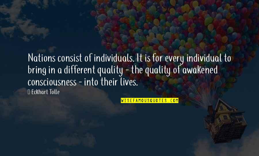 Rayman Games Quotes By Eckhart Tolle: Nations consist of individuals. It is for every Rayman Games Quotes By Eckhart Tolle: Nations consist of individuals. It is for every