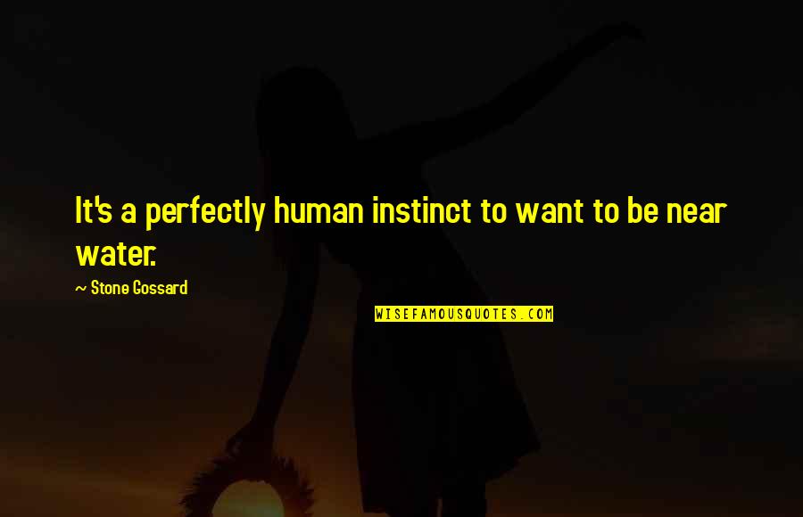 Raymonda Ballet Quotes By Stone Gossard: It's a perfectly human instinct to want to