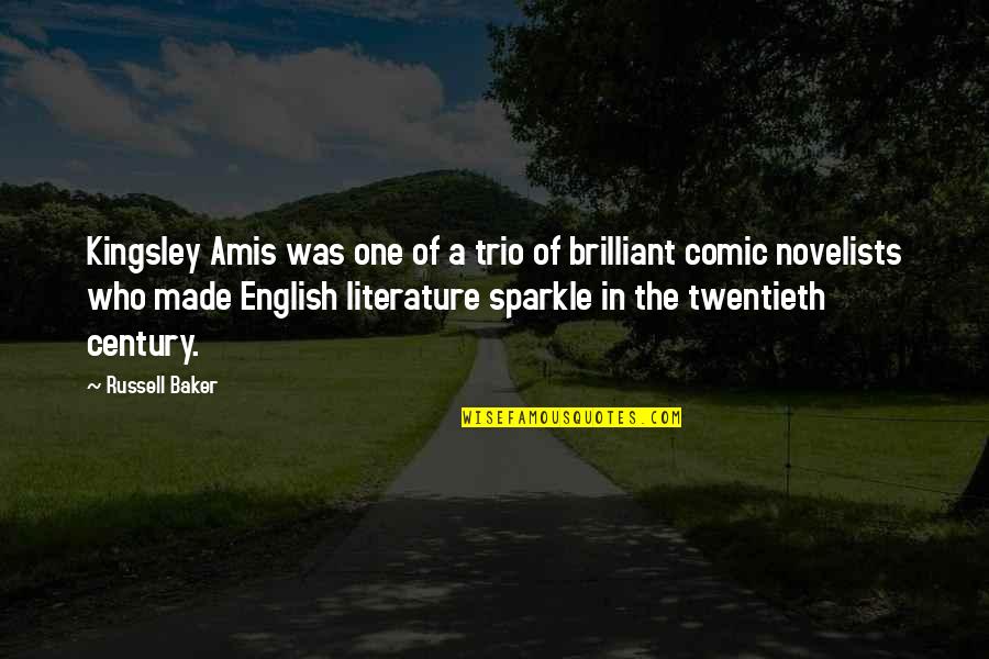 Rays Of Light Quotes By Russell Baker: Kingsley Amis was one of a trio of