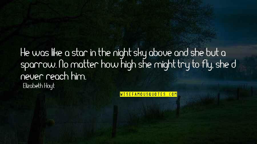 Reach Out To The Sky Quotes By Elizabeth Hoyt: He was like a star in the night