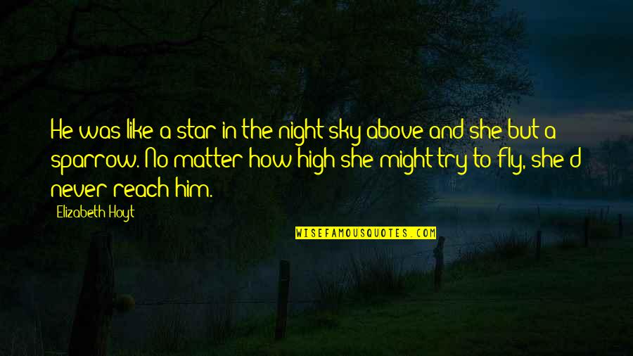Reach The Sky Quotes By Elizabeth Hoyt: He was like a star in the night