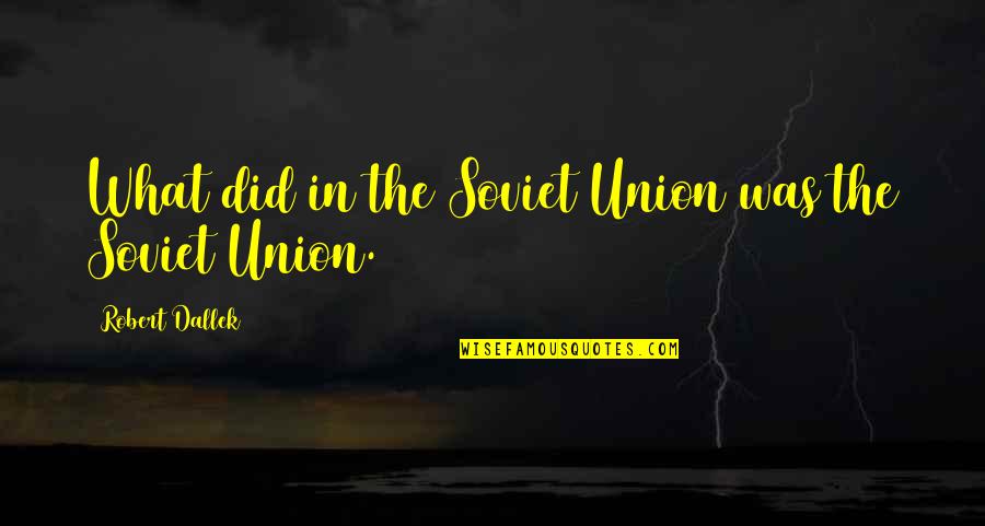 Reactor Design Quotes By Robert Dallek: What did in the Soviet Union was the Reactor Design Quotes By Robert Dallek: What did in the Soviet Union was the