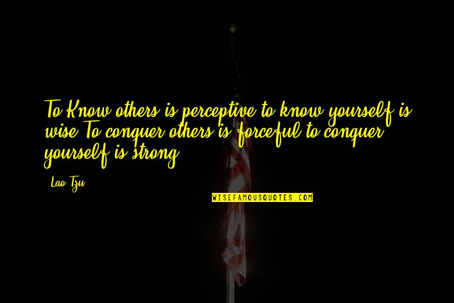 Real Gang Quotes By Lao-Tzu: To Know others is perceptive,to know yourself is