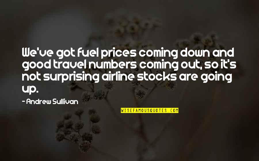 Reald Quotes By Andrew Sullivan: We've got fuel prices coming down and good