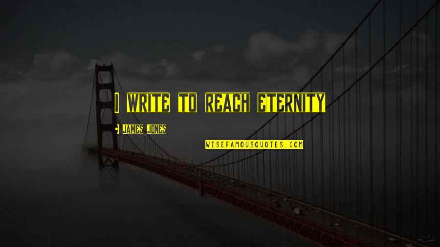 Realisable Cost Quotes By James Jones: I write to reach eternity Realisable Cost Quotes By James Jones: I write to reach eternity