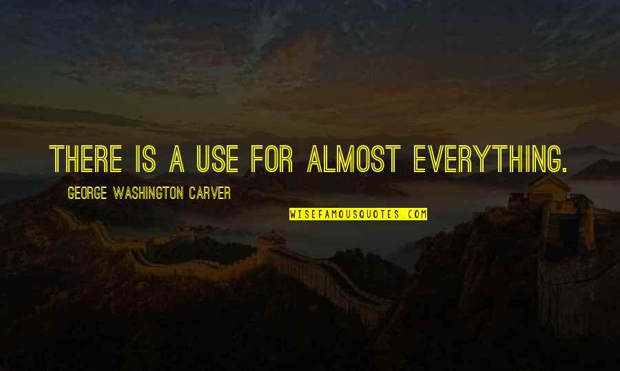 Realized Quotes Quotes By George Washington Carver: There is a use for almost everything.