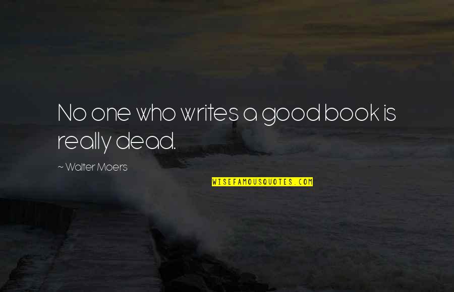 Really Good Book Quotes By Walter Moers: No one who writes a good book is