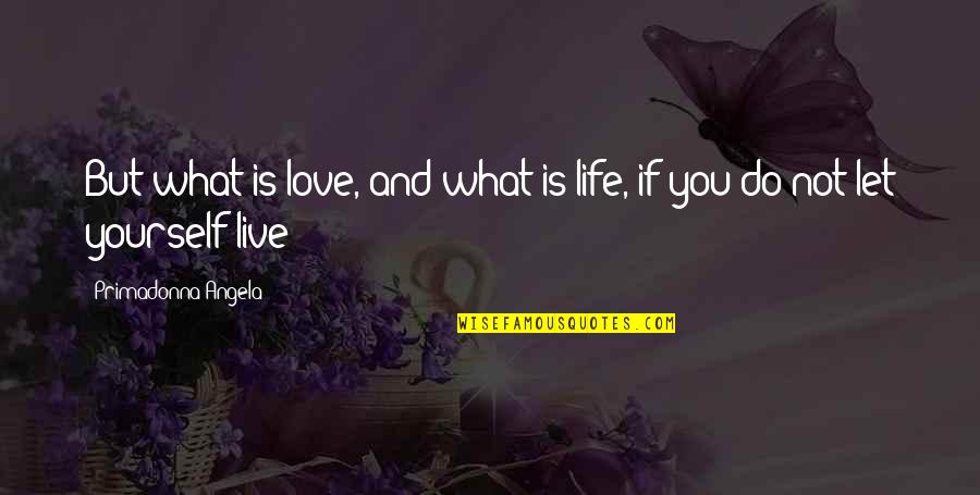Recebi For Cakes Quotes By Primadonna Angela: But what is love, and what is life, Recebi For Cakes Quotes By Primadonna Angela: But what is love, and what is life,