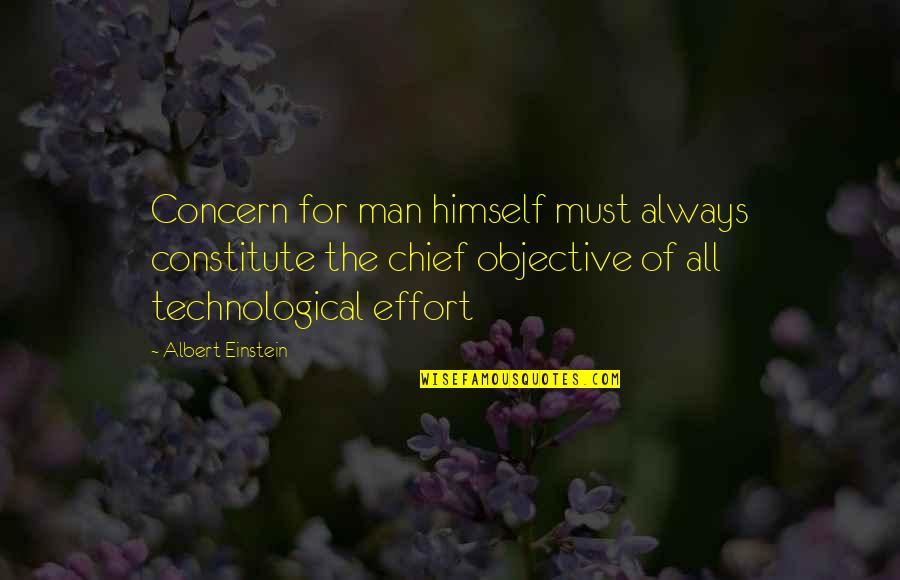 Receiveth As The Sea Quotes By Albert Einstein: Concern for man himself must always constitute the