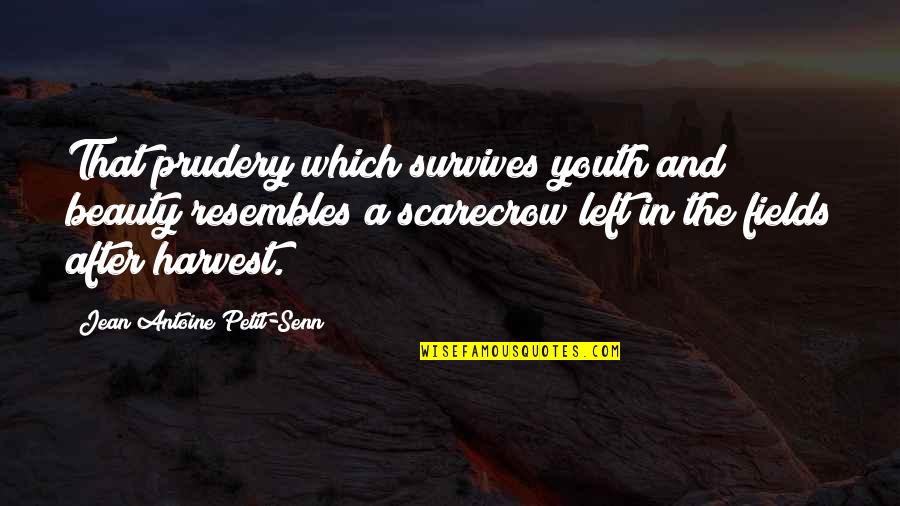 Recently Broken Up Quotes By Jean Antoine Petit-Senn: That prudery which survives youth and beauty resembles