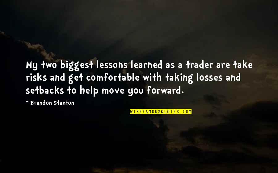 Rechten Kuleuven Quotes By Brandon Stanton: My two biggest lessons learned as a trader
