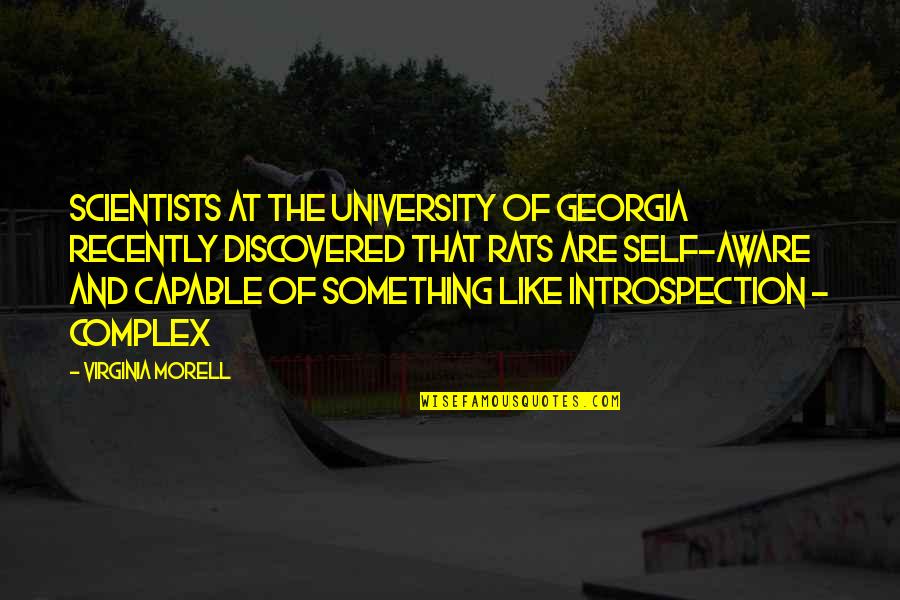 Reclaimed Quotes By Virginia Morell: Scientists at the University of Georgia recently discovered
