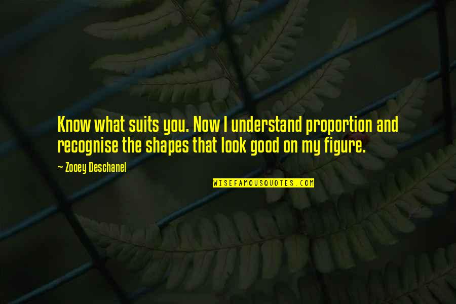 Recognise You Quotes By Zooey Deschanel: Know what suits you. Now I understand proportion Recognise You Quotes By Zooey Deschanel: Know what suits you. Now I understand proportion