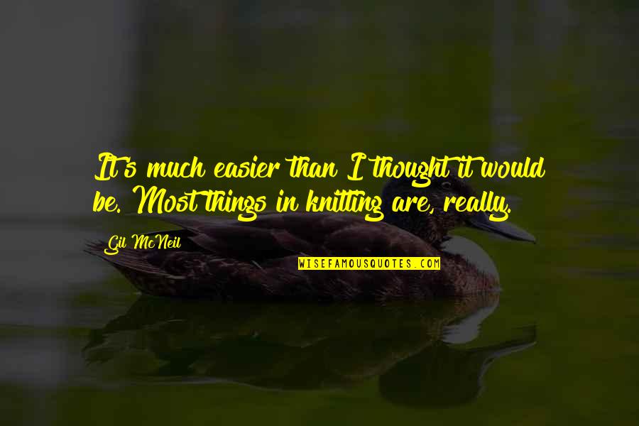 Reconna Tre Des Figures G Om Triques Quotes By Gil McNeil: It's much easier than I thought it would