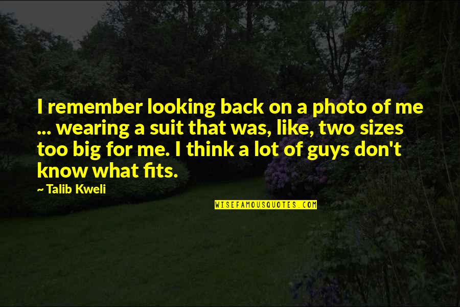 Recoverycenters Quotes By Talib Kweli: I remember looking back on a photo of