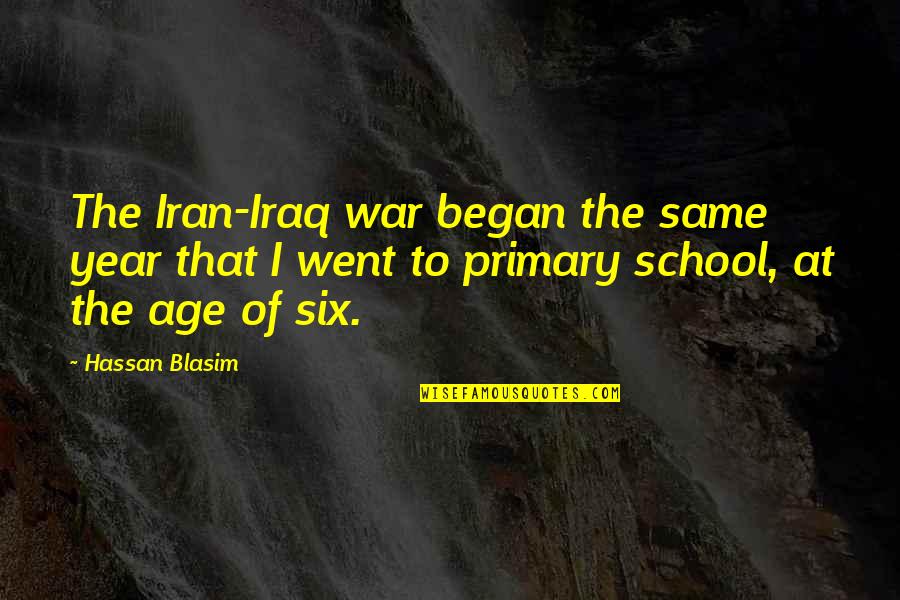 Red Kayak Book Quotes By Hassan Blasim: The Iran-Iraq war began the same year that