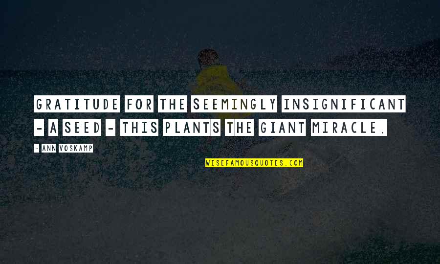 Redbubble Sticker Quotes By Ann Voskamp: Gratitude for the seemingly insignificant - a seed