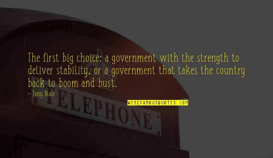 Rediger Orthodontics Quotes By Tony Blair: The first big choice: a government with the Rediger Orthodontics Quotes By Tony Blair: The first big choice: a government with the