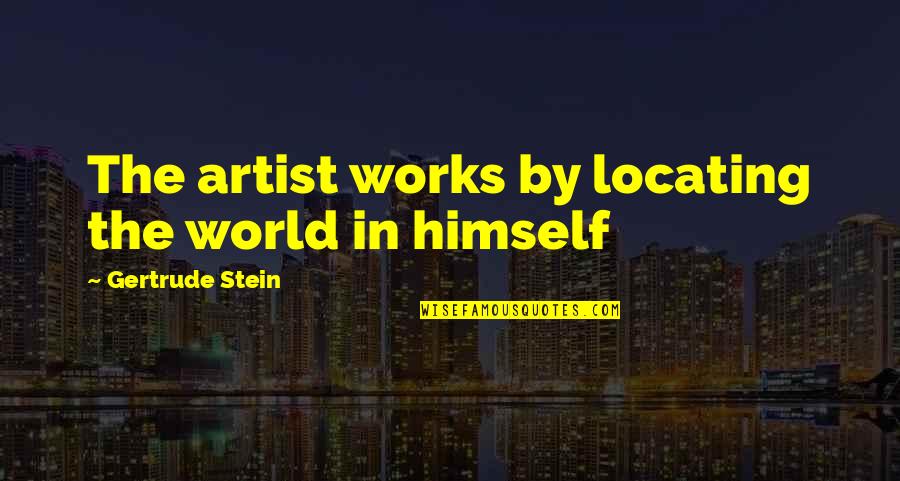 Redzepi The God Quotes By Gertrude Stein: The artist works by locating the world in Redzepi The God Quotes By Gertrude Stein: The artist works by locating the world in