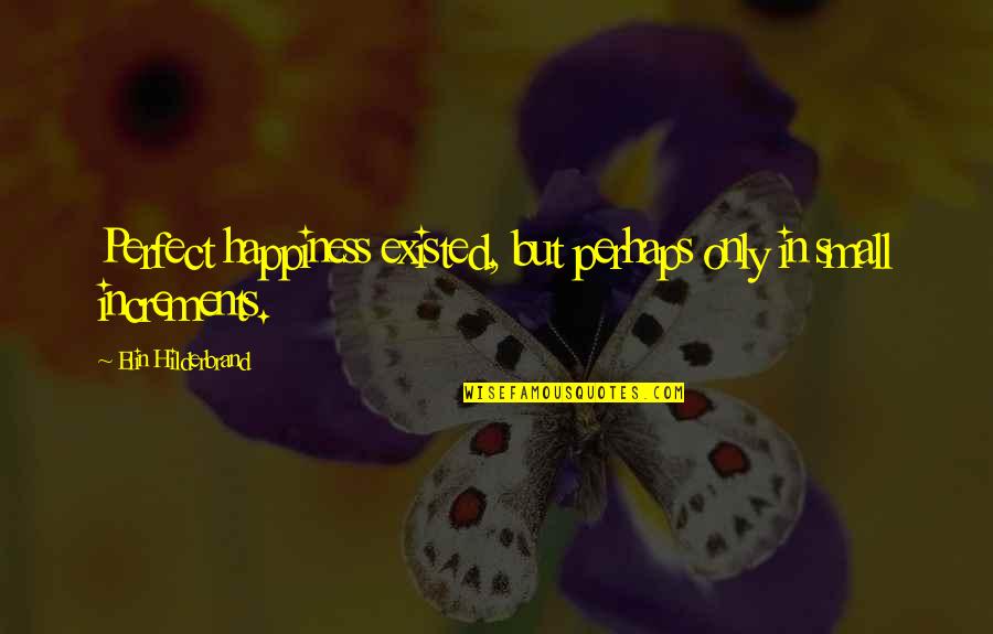 Reera Spa Quotes By Elin Hilderbrand: Perfect happiness existed, but perhaps only in small Reera Spa Quotes By Elin Hilderbrand: Perfect happiness existed, but perhaps only in small