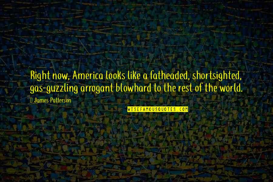 Reflective Quotes And Quotes By James Patterson: Right now, America looks like a fatheaded, shortsighted, Reflective Quotes And Quotes By James Patterson: Right now, America looks like a fatheaded, shortsighted,