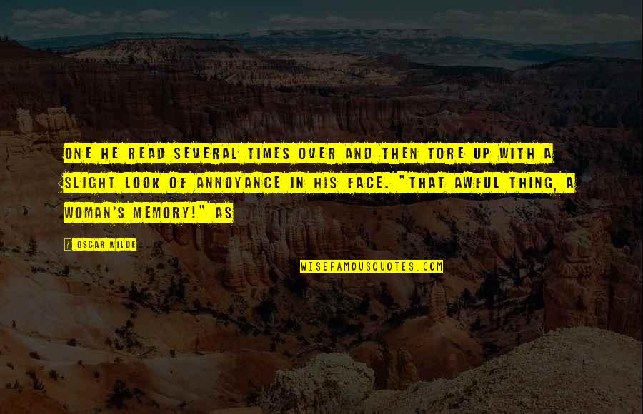 Reflexively Quotes By Oscar Wilde: One he read several times over and then Reflexively Quotes By Oscar Wilde: One he read several times over and then