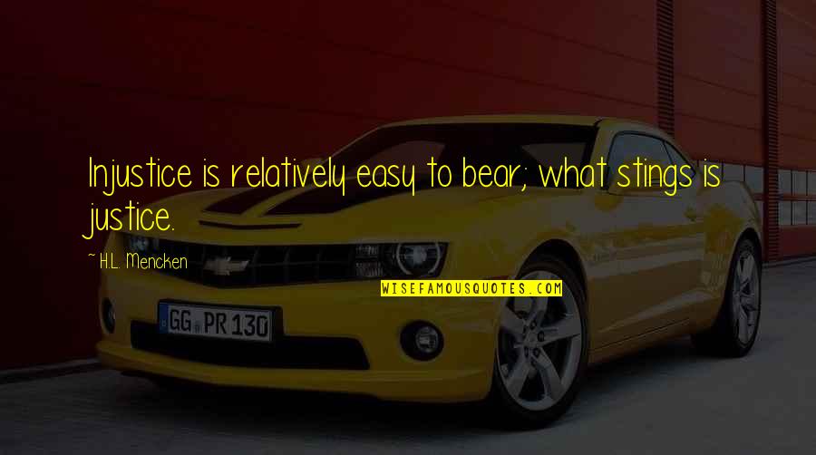 Regex Match Text Quotes By H.L. Mencken: Injustice is relatively easy to bear; what stings