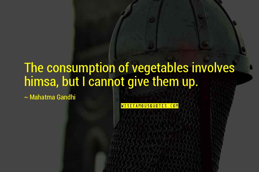 Regex Matching Quotes By Mahatma Gandhi: The consumption of vegetables involves himsa, but I