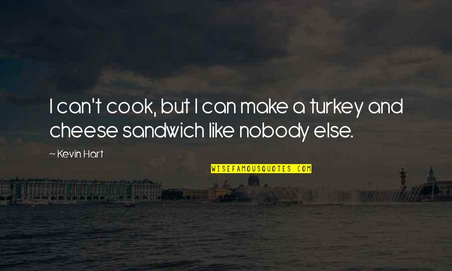Regretting The Past Quotes By Kevin Hart: I can't cook, but I can make a