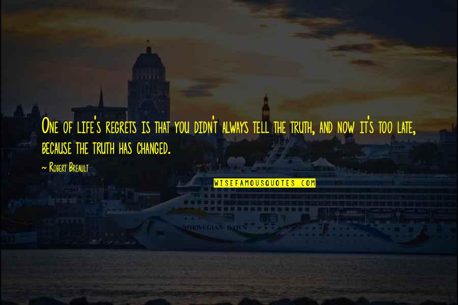 Regulation Nms Protected Quotes By Robert Breault: One of life's regrets is that you didn't