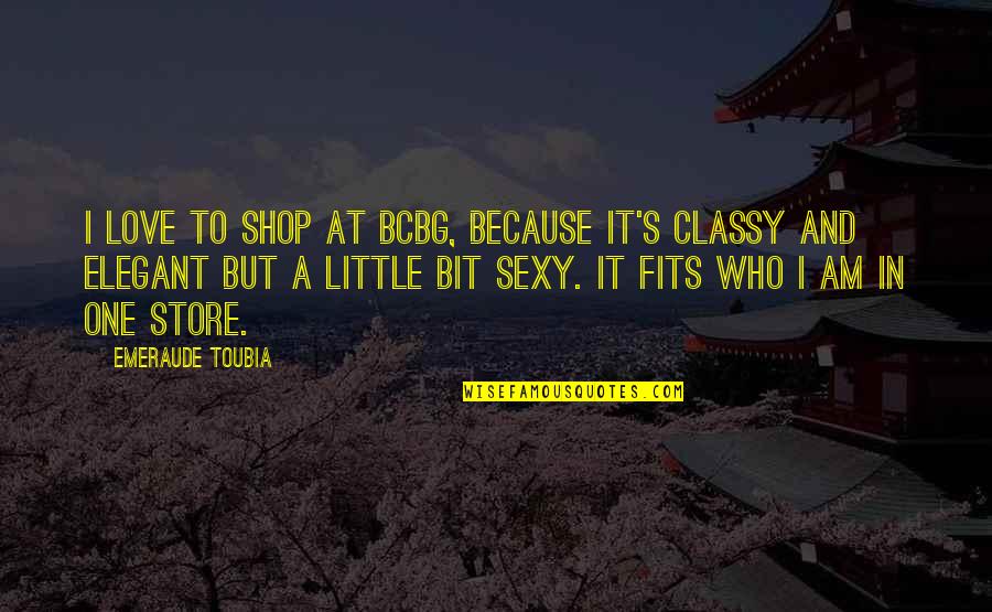 Reinventarse Definicion Quotes By Emeraude Toubia: I love to shop at BCBG, because it's
