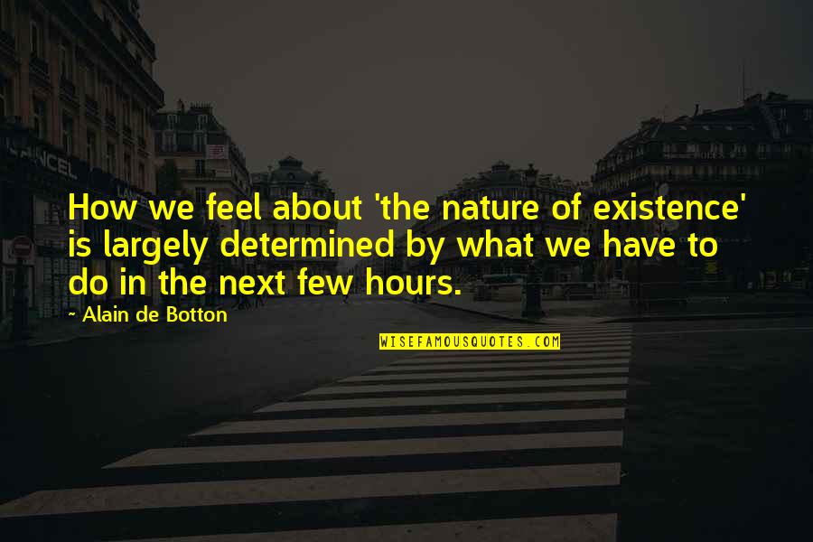 Rejecting Guys Quotes By Alain De Botton: How we feel about 'the nature of existence'