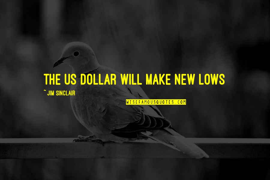 Rejection Funny Quotes By Jim Sinclair: The US dollar will make new lows