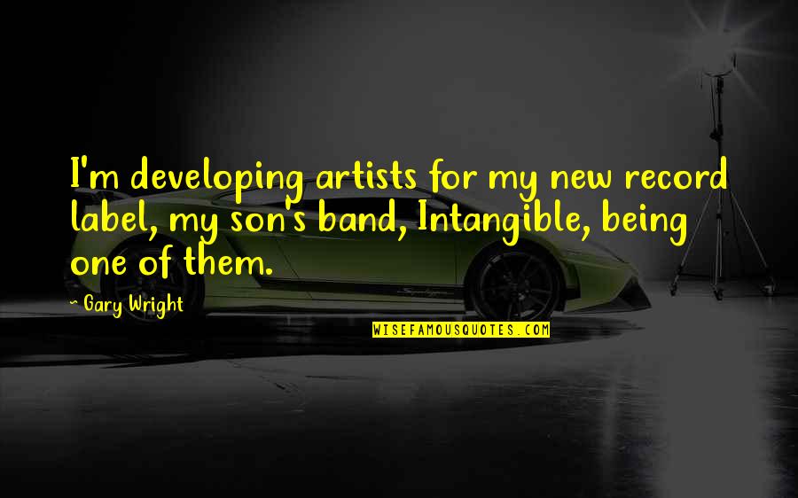 Rekesh Quotes By Gary Wright: I'm developing artists for my new record label,