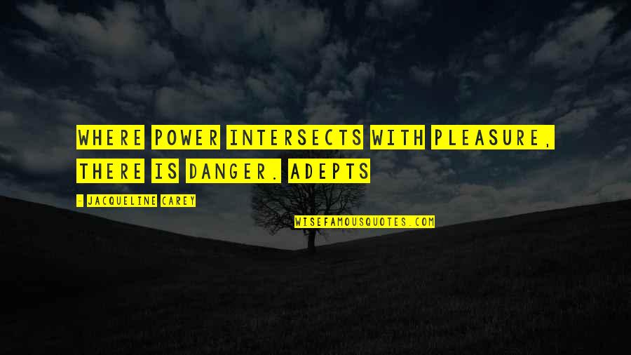 Relatie Uit Quotes By Jacqueline Carey: where power intersects with pleasure, there is danger.