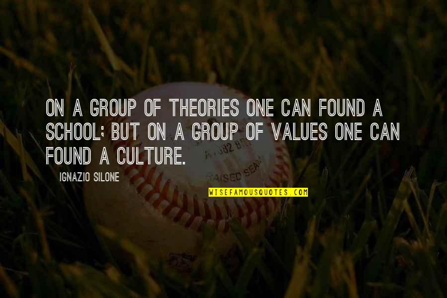 Relationship Between Friendship And Love Quotes By Ignazio Silone: On a group of theories one can found Relationship Between Friendship And Love Quotes By Ignazio Silone: On a group of theories one can found