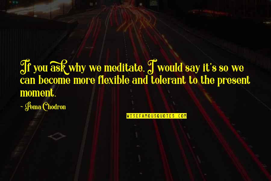 Relationship Problems Tumblr Quotes By Pema Chodron: If you ask why we meditate, I would Relationship Problems Tumblr Quotes By Pema Chodron: If you ask why we meditate, I would