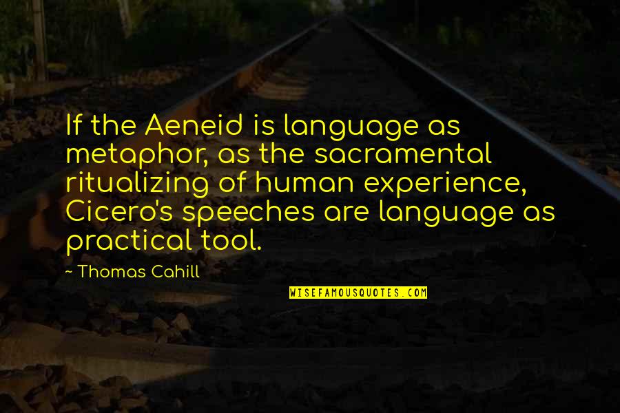 Releasing Your Anger Quotes By Thomas Cahill: If the Aeneid is language as metaphor, as Releasing Your Anger Quotes By Thomas Cahill: If the Aeneid is language as metaphor, as