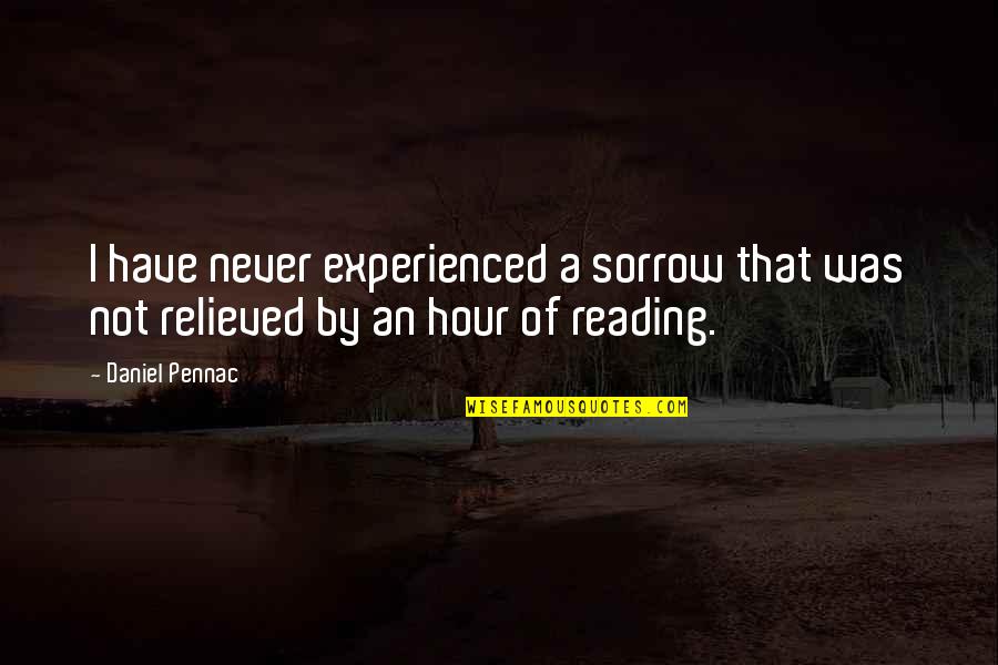 Relieved Quotes By Daniel Pennac: I have never experienced a sorrow that was