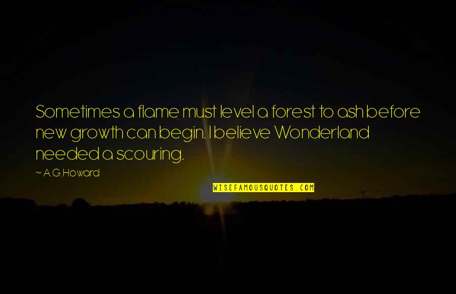 Religion Negative Quotes By A.G. Howard: Sometimes a flame must level a forest to Religion Negative Quotes By A.G. Howard: Sometimes a flame must level a forest to