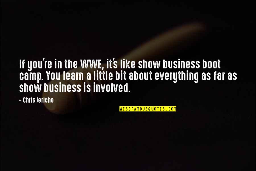 Remembering Someone's Name Quotes By Chris Jericho: If you're in the WWE, it's like show