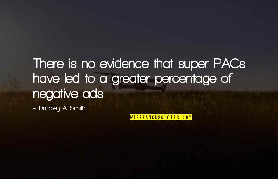 Remensnyder Pet Quotes By Bradley A. Smith: There is no evidence that super PACs have