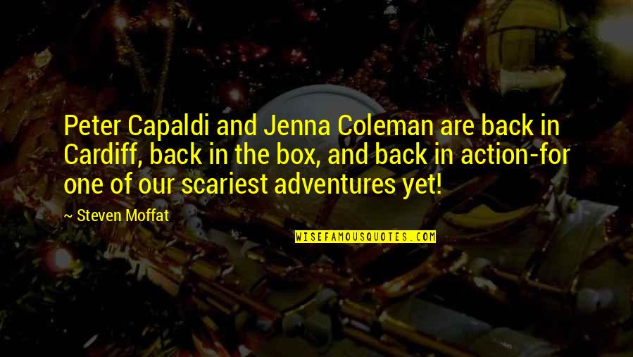 Remi Gaillard Quotes By Steven Moffat: Peter Capaldi and Jenna Coleman are back in Remi Gaillard Quotes By Steven Moffat: Peter Capaldi and Jenna Coleman are back in
