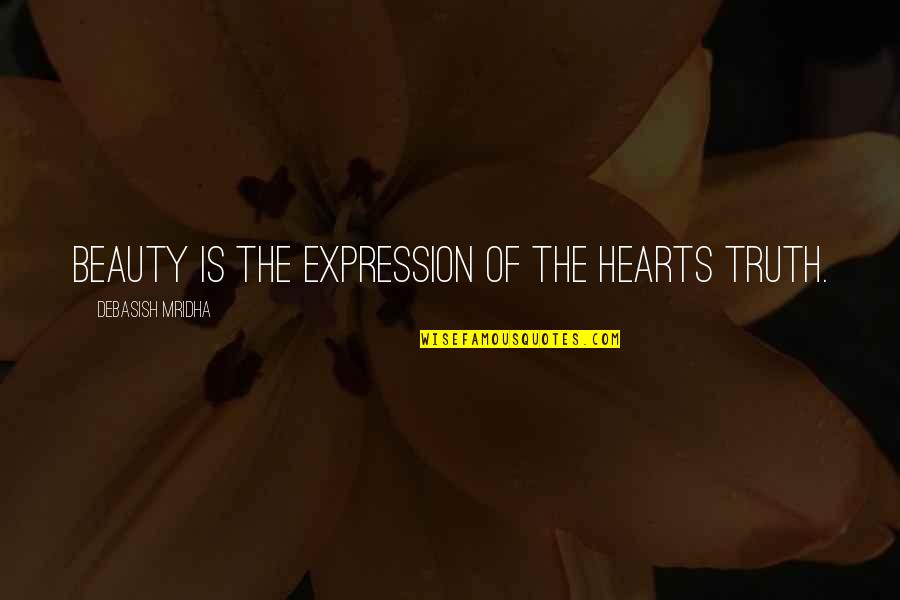 Ren Ishii Quotes By Debasish Mridha: Beauty is the expression of the hearts truth. Ren Ishii Quotes By Debasish Mridha: Beauty is the expression of the hearts truth.