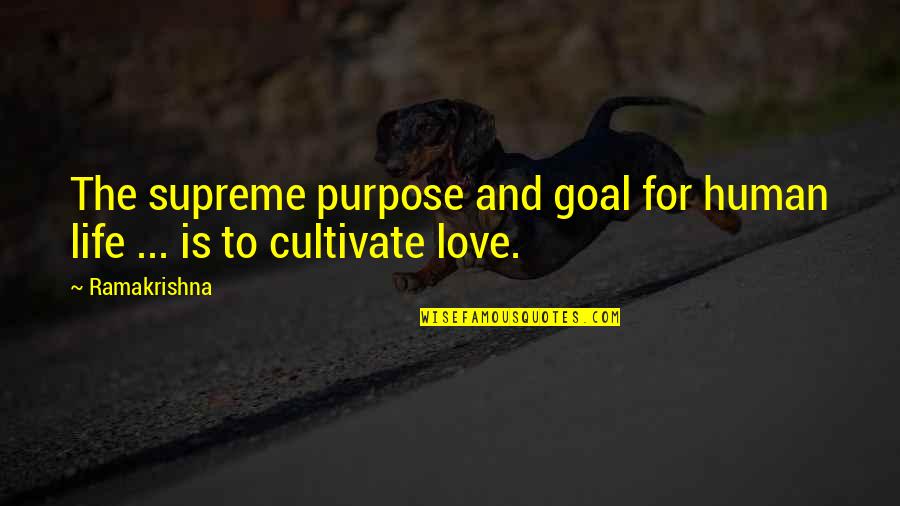 Rename Multiple Files Quotes By Ramakrishna: The supreme purpose and goal for human life