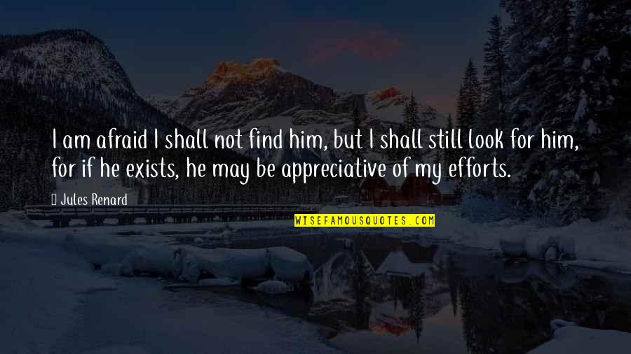 Renard Quotes By Jules Renard: I am afraid I shall not find him,